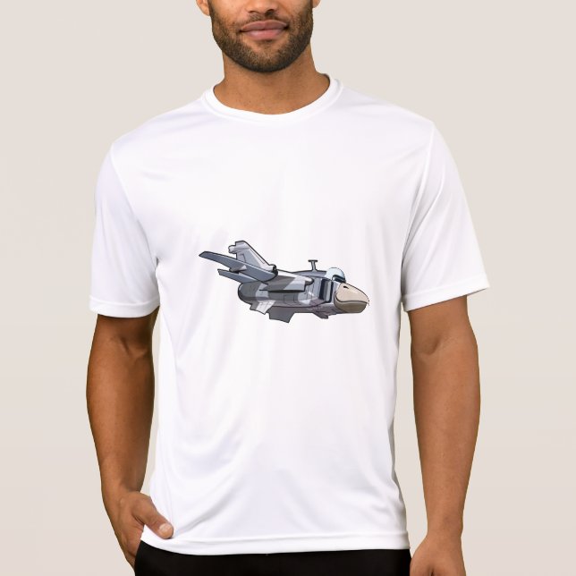 Tecknad flygplan t shirt (Framsida)