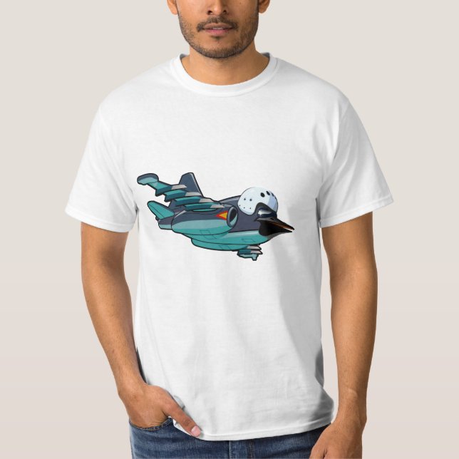 Tecknad flygplan t shirt (Framsida)