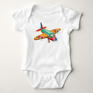 tecknad flygplan tee