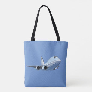 Tecknad flygplan tygkasse