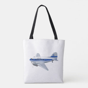Tecknad flygplan tygkasse