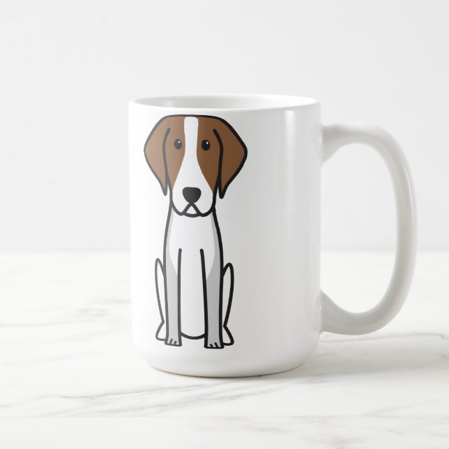 Tecknad för amerikanFoxhoundhund Kaffemugg (Höger)