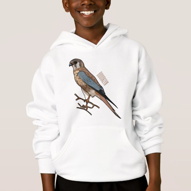 Tecknad för amerikansk kungsfågel t shirt (Framsida)