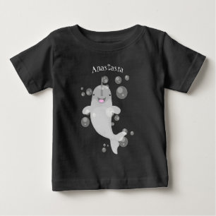 Tecknad för av knalbubblor i Cute lycklig T Shirt