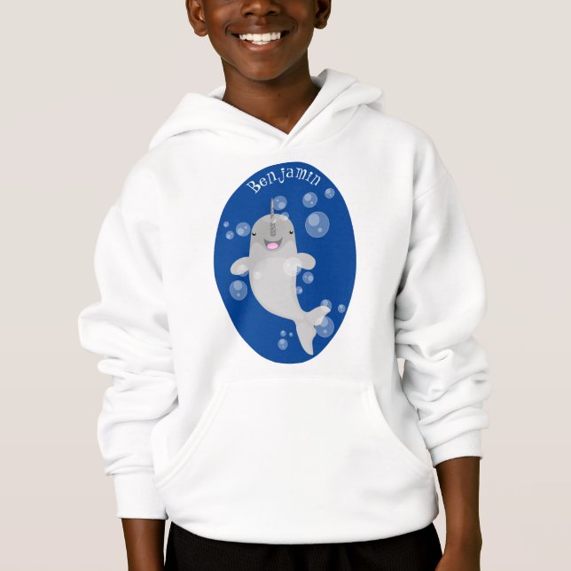 Tecknad för  av knalbubblor i Cute lycklig T Shirt (Framsida)