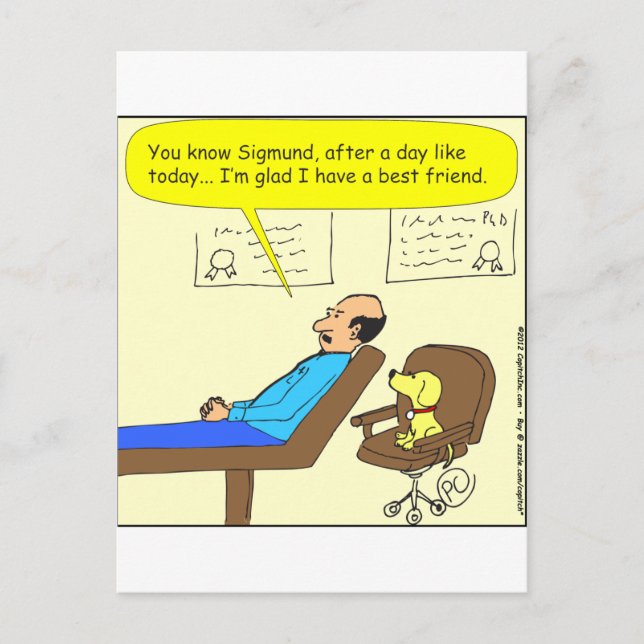 tecknad för bästa vän 272 i färg vykort (Framsida)