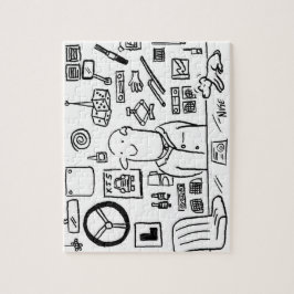 Tecknad för biltillbehör - butik pussel