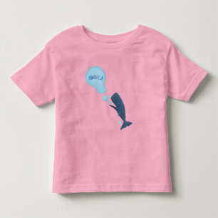 Tecknad för blåsande bubblor i grumlval t shirt