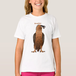 Tecknad för böjd vultur t shirt