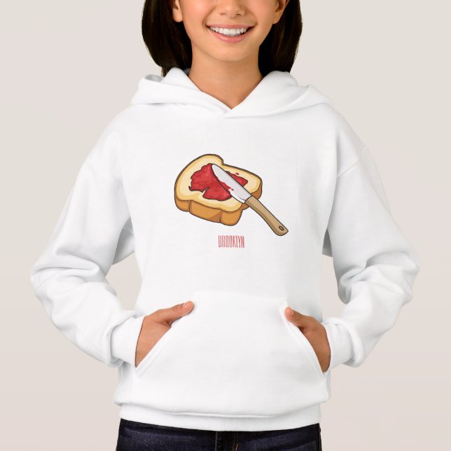 Tecknad för Bröd & sylt T Shirt (Framsida)