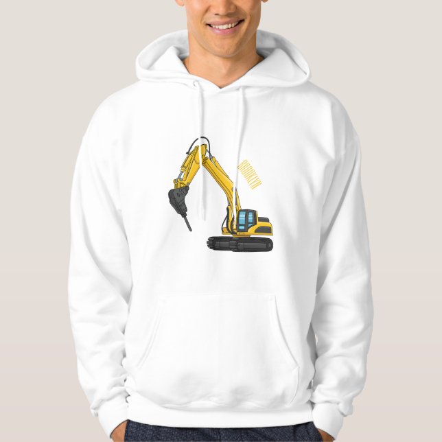 Tecknad för brytare hoodie (Framsida)
