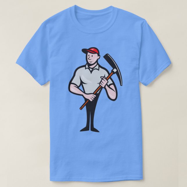 Tecknad för byggherarväljare t shirt (Design framsida)