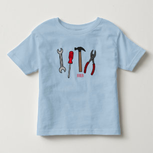 Tecknad för Carpentry verktyg T Shirt