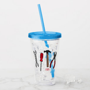 Tecknad för Carpentry verktyg Take Away Mugg