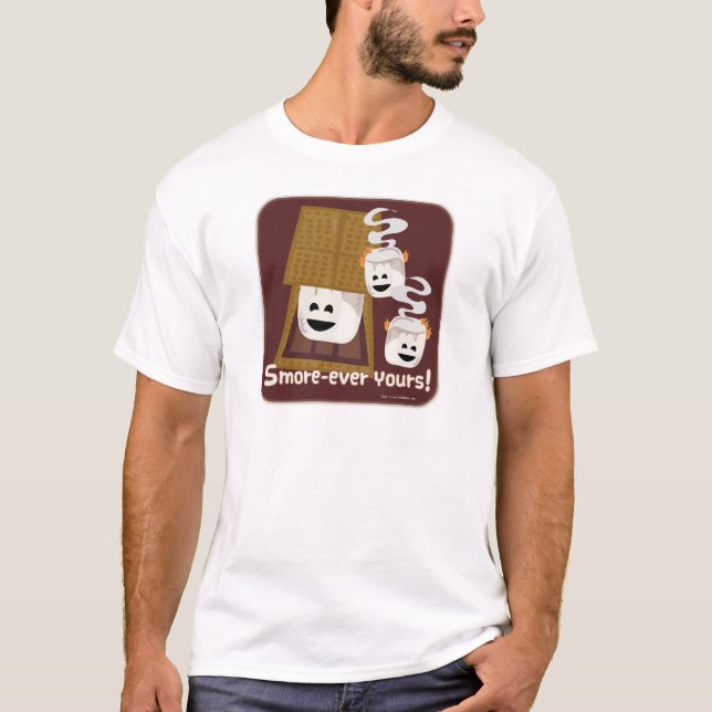 Tecknad för Coola Campfire-kampanj någonsin T-shirt (Framsida)
