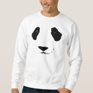 Tecknad för Cute Giant Panda-grafik Vuxnor Kid för Lång Ärmad Tröja