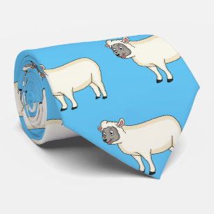 Tecknad för Cute lycklig får Slips