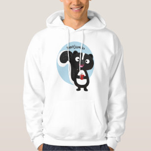Tecknad för Cute lycklig-segment Hoodie