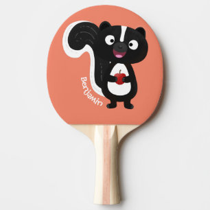 Tecknad för Cute lycklig-segment Pingisracket