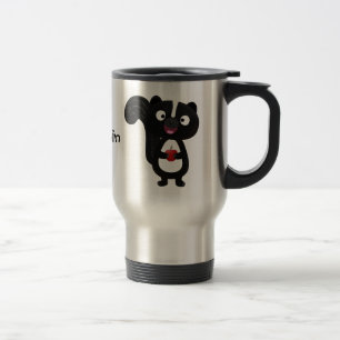 Tecknad för Cute lycklig-segment Resemugg