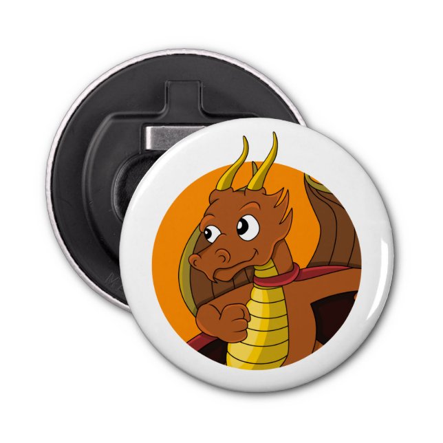 tecknad för dragning av orange flasköppnare (Framsidan)