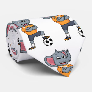 Tecknad för Elephant-fotbollsspelare Slips