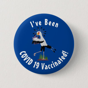 Tecknad för fågelskrivsedlar knapp