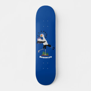 Tecknad för fågelskrivsedlar mini skateboard bräda 18,5 cm