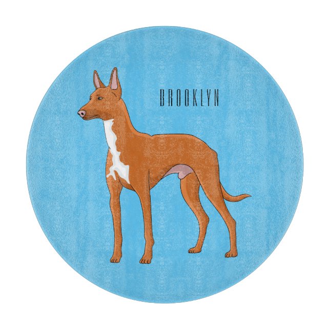 Tecknad för faraoh hound-hund (Framsidan)