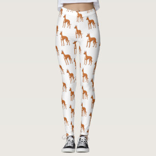 Tecknad för faraoh hound-hund leggings