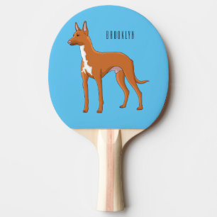 Tecknad för faraoh hound-hund pingisracket