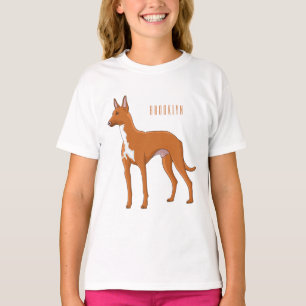 Tecknad för faraoh hound-hund t shirt
