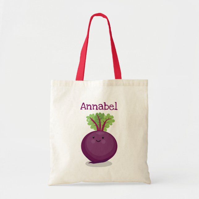 Tecknad för färsk Cute lycklig Tygkasse (Framsidan)