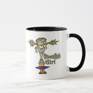 tecknad för flickzombie mugg