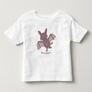 Tecknad för flygflygning i Cute baby fladdermus T Shirt