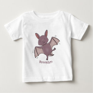 Tecknad för flygflygning i Cute baby fladdermus T Shirt
