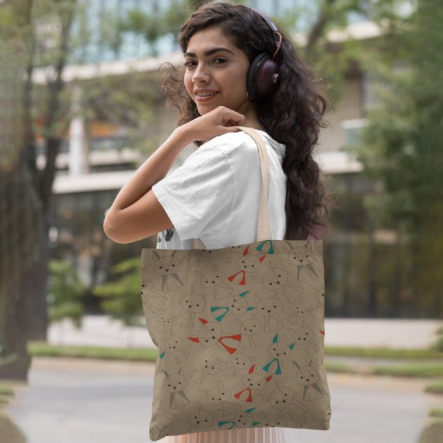 Tecknad för foxläge för mörk tygkasse (Skapare uppladdad)