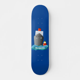Tecknad för frakt av bogserbåtar för rutor för av mini skateboard bräda 18,5 cm
