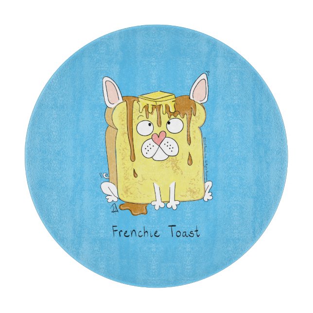 Tecknad för Fransk Bulldog Frenchie Cute Hund (Framsidan)