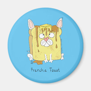 Tecknad för Fransk Bulldog Frenchie Cute Hund Magnet