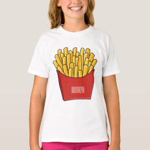 tecknad för fransk fries- t shirt