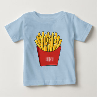 tecknad för fransk fries- t shirt