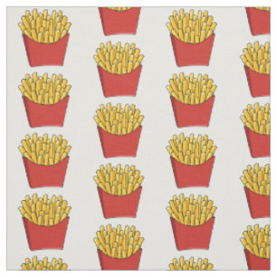 tecknad för fransk fries- tyg