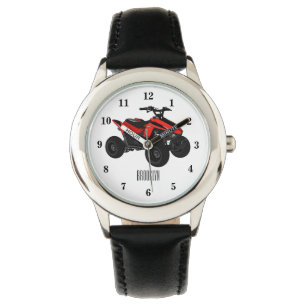 Tecknad för fyrhjuling armbandsur
