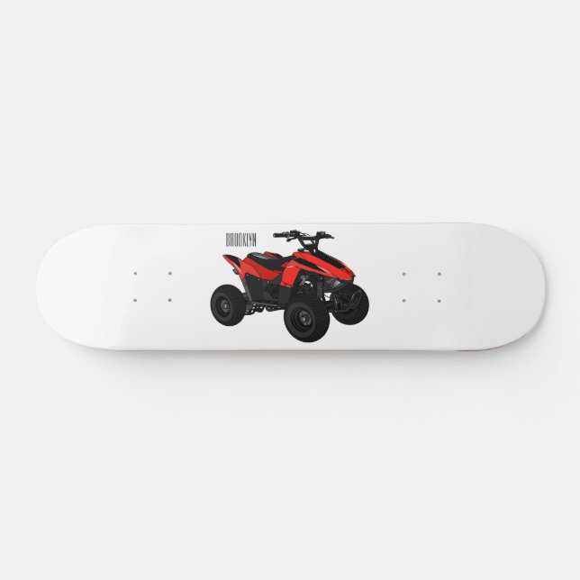 Tecknad för fyrhjuling mini skateboard bräda 18,5 cm (Horz)