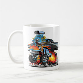 tecknad för gasturbindra hot rod 57-gasare kaffemugg