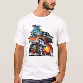 tecknad för gasturbindra hot rod 57-gasare t shirt