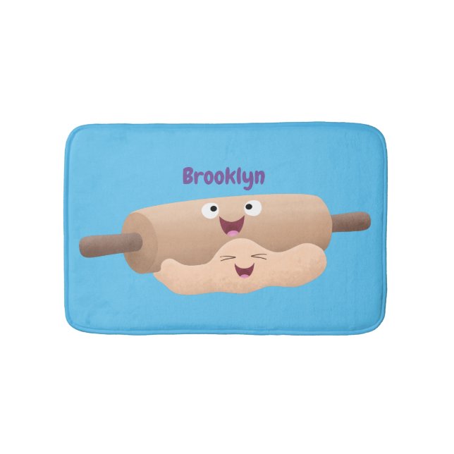 Tecknad för gräddstift och degdegbakning badrumsmatta (Framsidan)