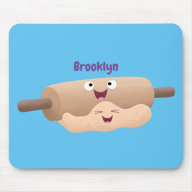 Tecknad för gräddstift och degdegbakning musmatta (Framsidan)