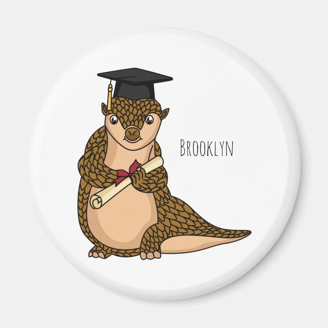 Tecknad för gradering av kutpangolin magnet (Framsidan)